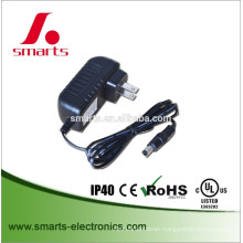 12v 6w ac/dc wall-mount type power adapter with US/UL/CU plug